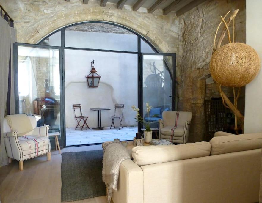 Ferienwohnung Le Loft Des Antiquaires, LʼIsle-sur-la-Sorgue Exterior foto